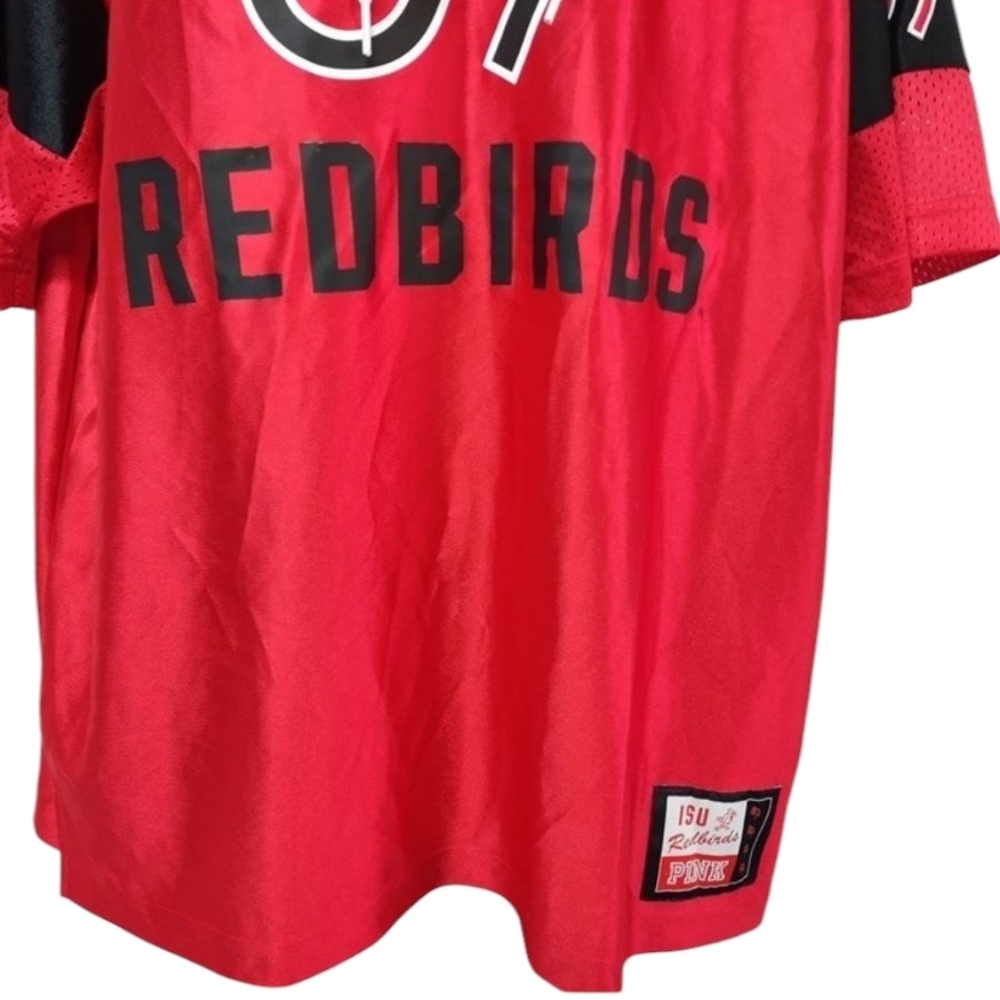 PINK Victoria's Secret Collegiate Illinois State Redbirds Jersey Red Siz… - Picture 4 of 9